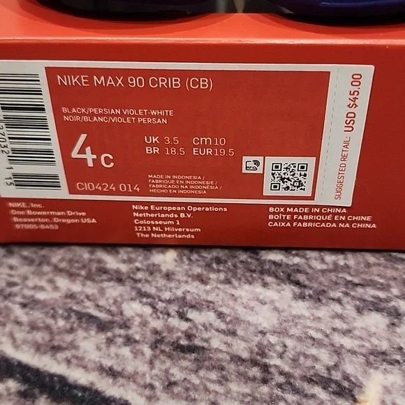 Nike Max 90 crib - Picture 2 of 9